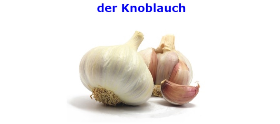 Deutsch Übungen, German exercises Reading Vowels<br>Names of Vegetables